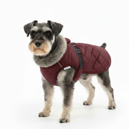 LUVMOJO winter jacket size M, side view, lightweight insulation for daily walks