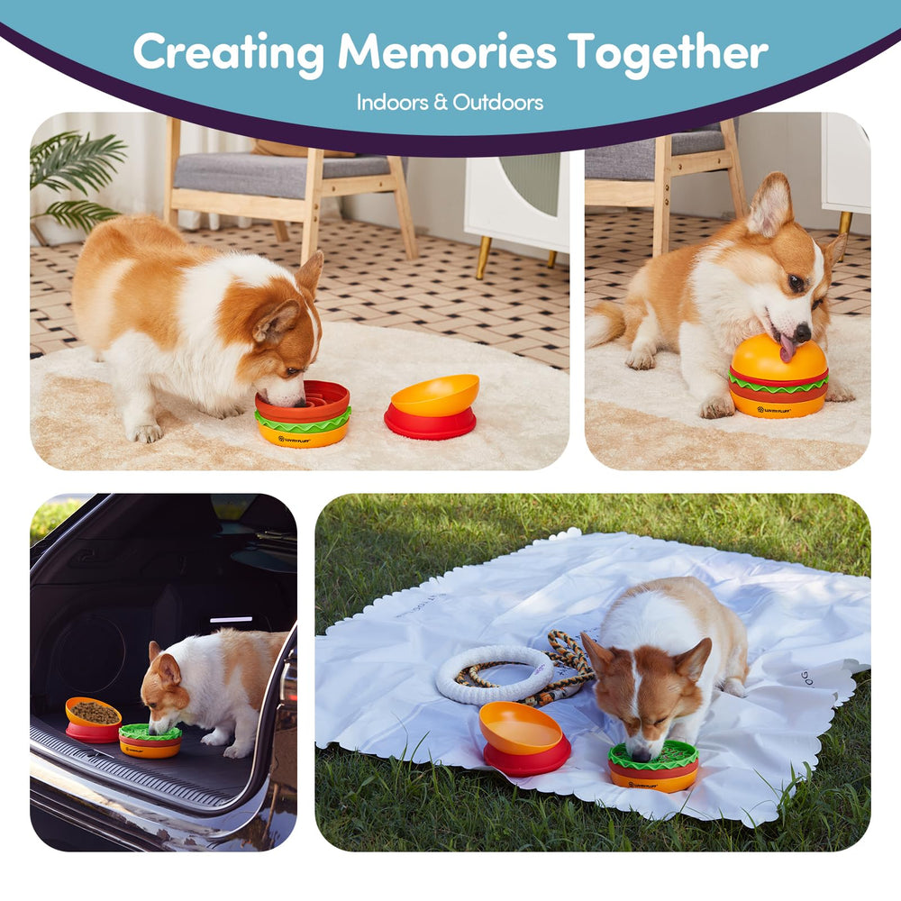 LuvMyFluff non-slip base keeps the bowl steady during eager mealtimes.