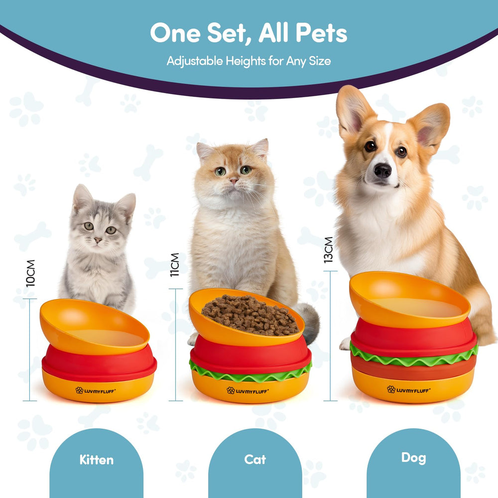 LuvMyFluff ideal for small-to-medium dogs, supporting comfortable, at-home feeding.