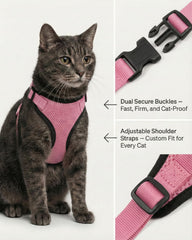 Luxelle over-the-head design and quick-release buckles offer easy, stress-free dressing.