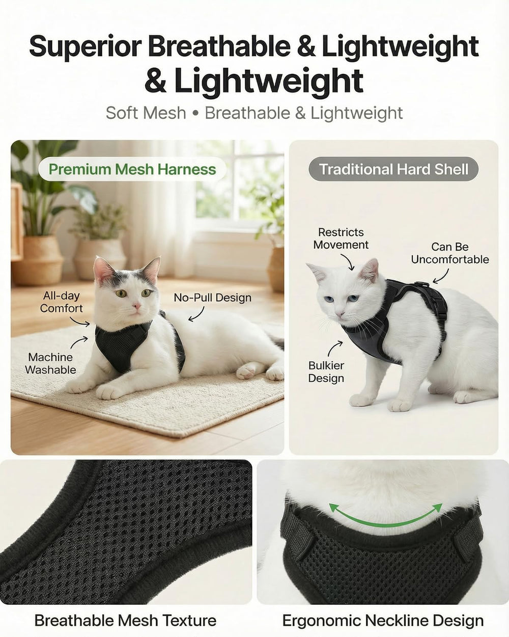 Luxelle reflective-strips night-walk improves visibility for safety after dark.