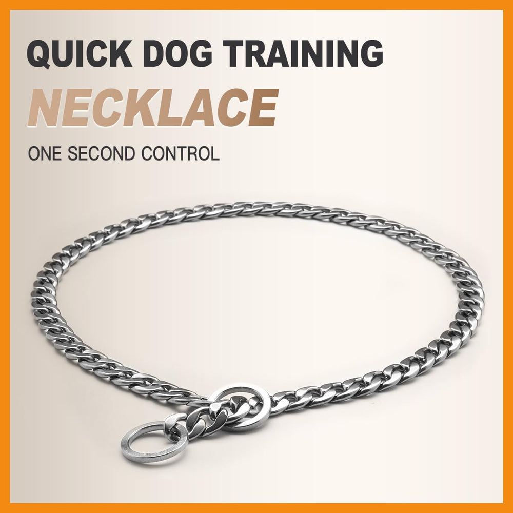 Luxury Flat Chain Training Collar daily-use design blends style with reliable control
