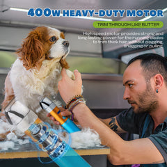 LuzRise dog clippers rechargeable battery enables long grooming without cords