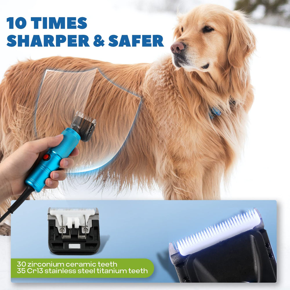 LuzRise Grooming kit includes blades and combs for versatile styles.