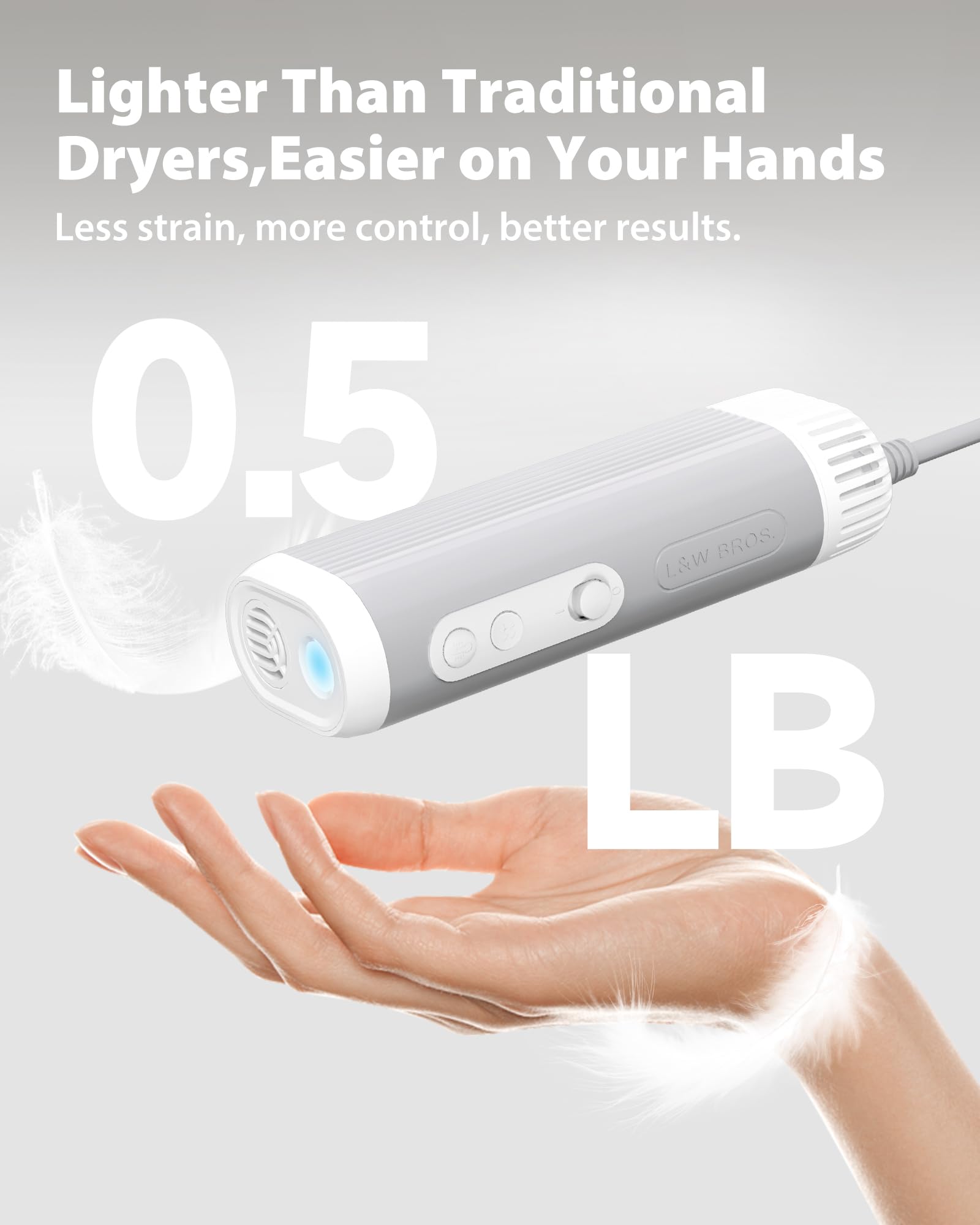 L&W BROS offers 5 temperature modes and 3 wind speeds for coat types