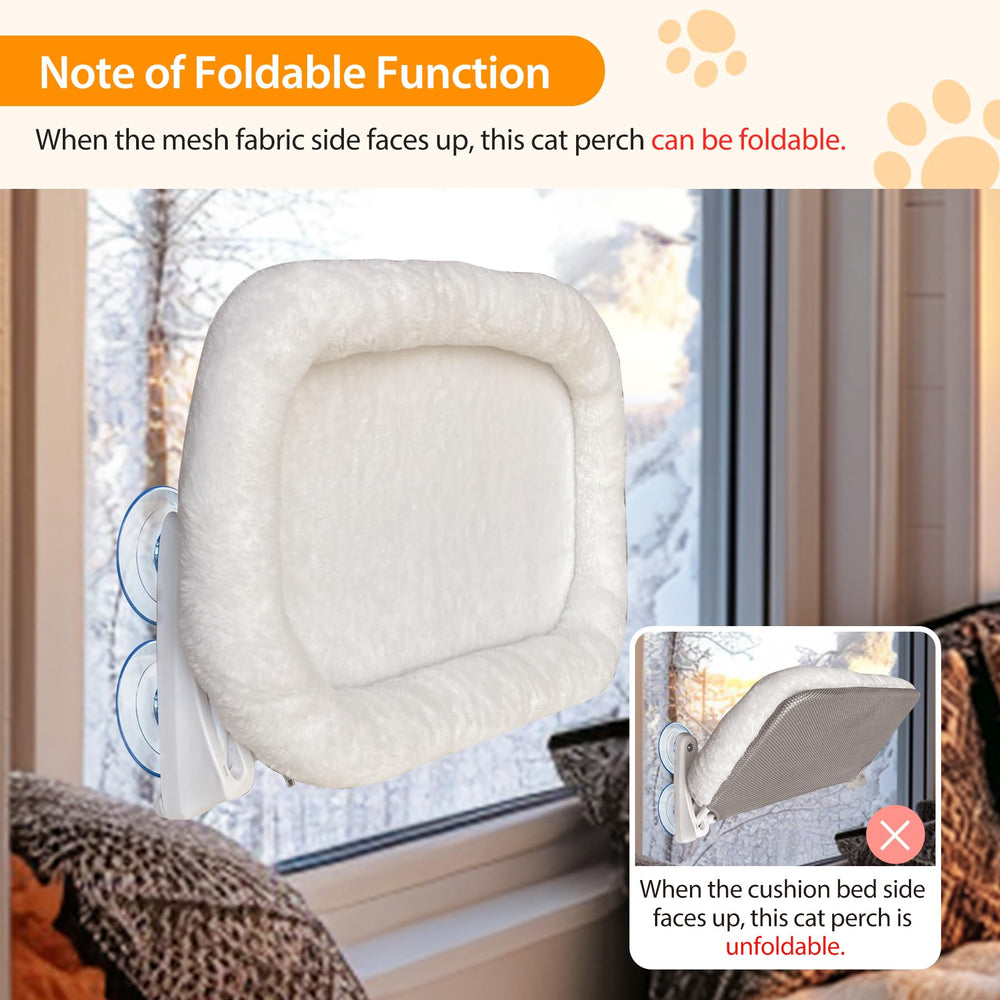 L&W BROS space-saving window perch ideal for small apartments and compact living spaces.