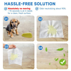 L&W BROS Easy Clean odor control features pet mess odor neutralization.