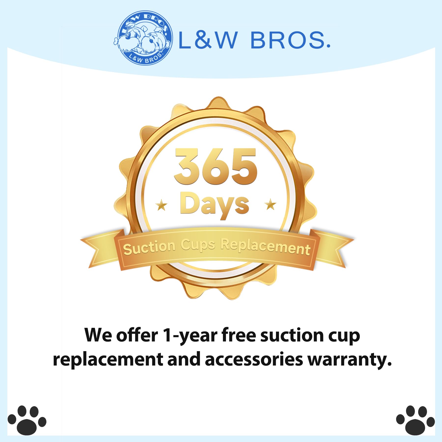 L&W BROS strong suction cups deliver up to 50 lb support for stable lounging