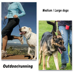LWBMG braided leather dog leash strong weave for everyday training and control.
