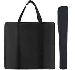 LWFCOEE dog playpen storage bag closed view highlights rugged 600D fabric for travel