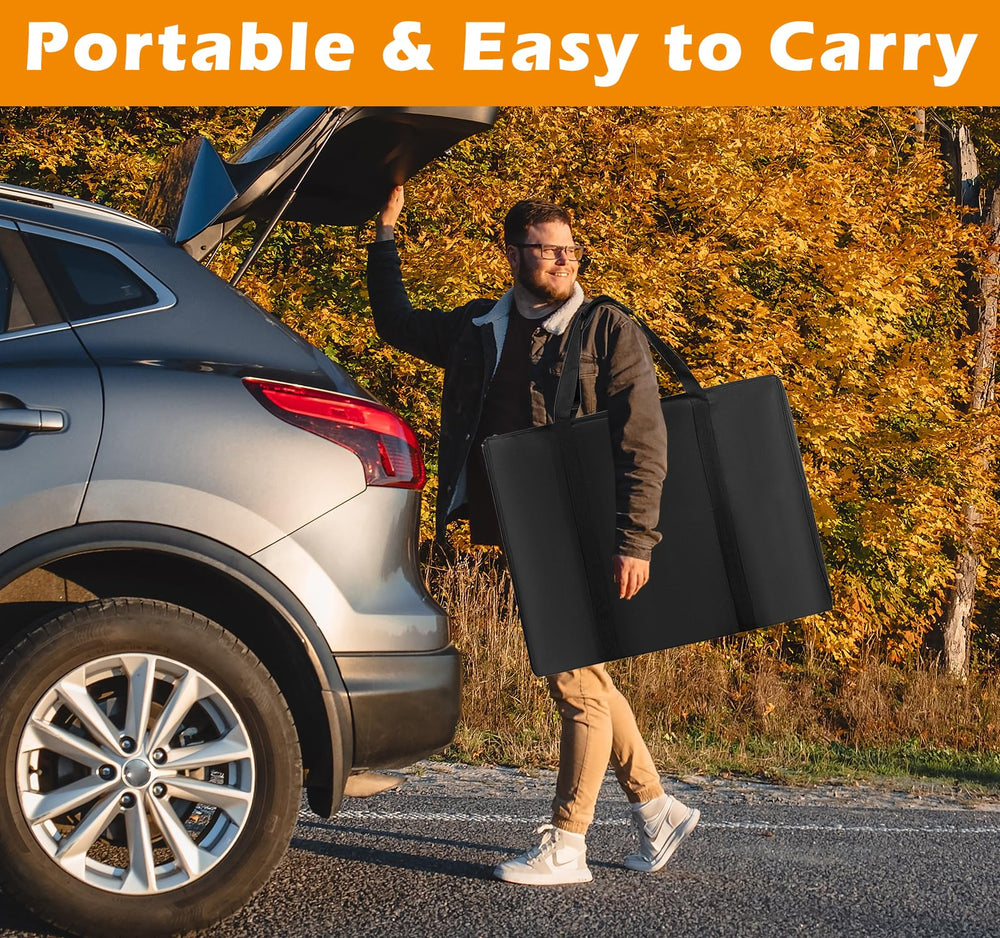 LWFCOEE two carry handles support comfortable carrying and relocation.