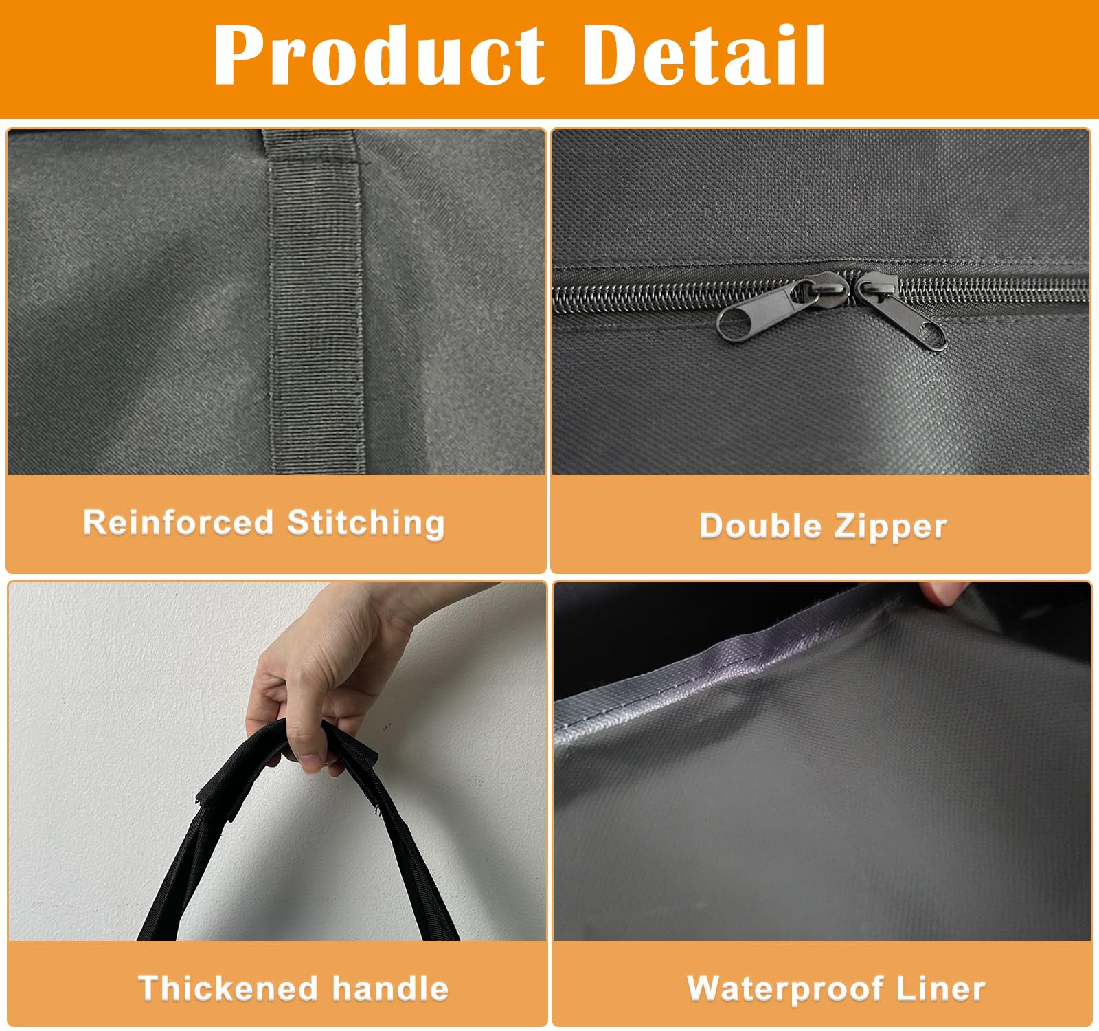 LWFCOEE dog playpen storage bag with stakes compartments for secure transport