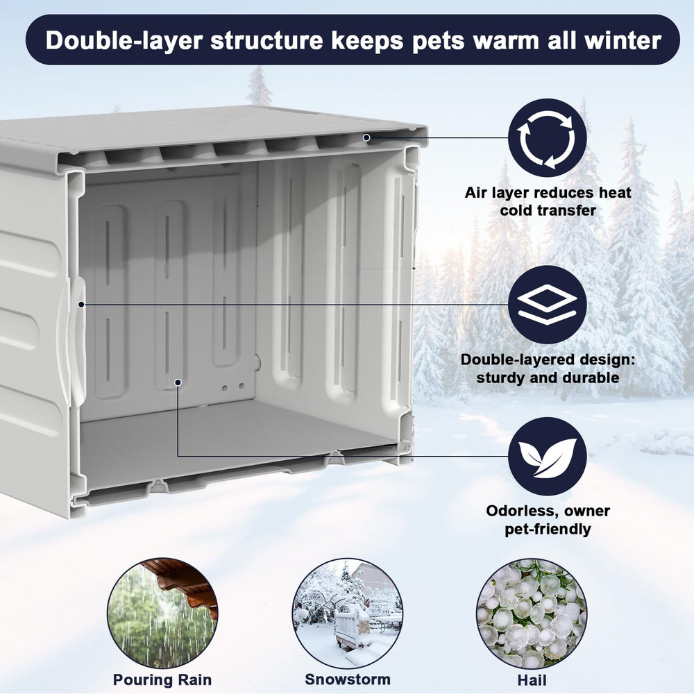 Lxheir Tepoal raised-footrest design keeps the shelter dry above snow