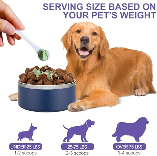 Lxitian green tea and brown algae formula supports tartar reduction for dogs