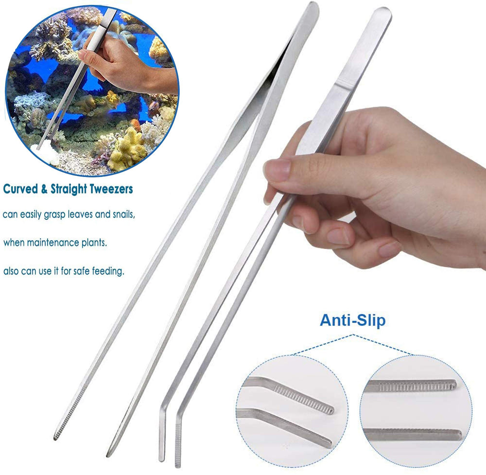 Lxiyu 7 in 1 curved scissor delivers clean cuts for aquarium plants