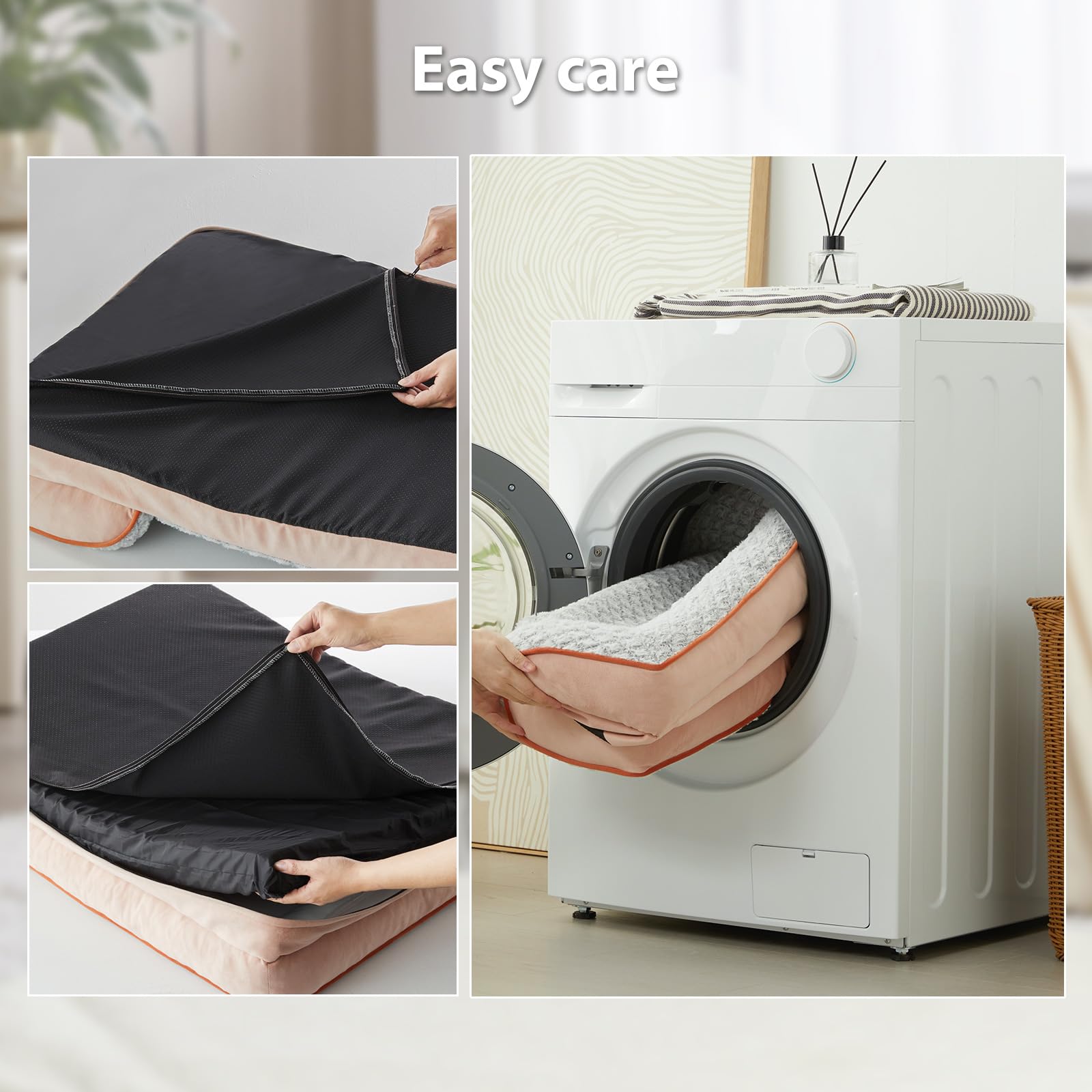 LEXTRO soft velvet surface offers cozy lounge for pets