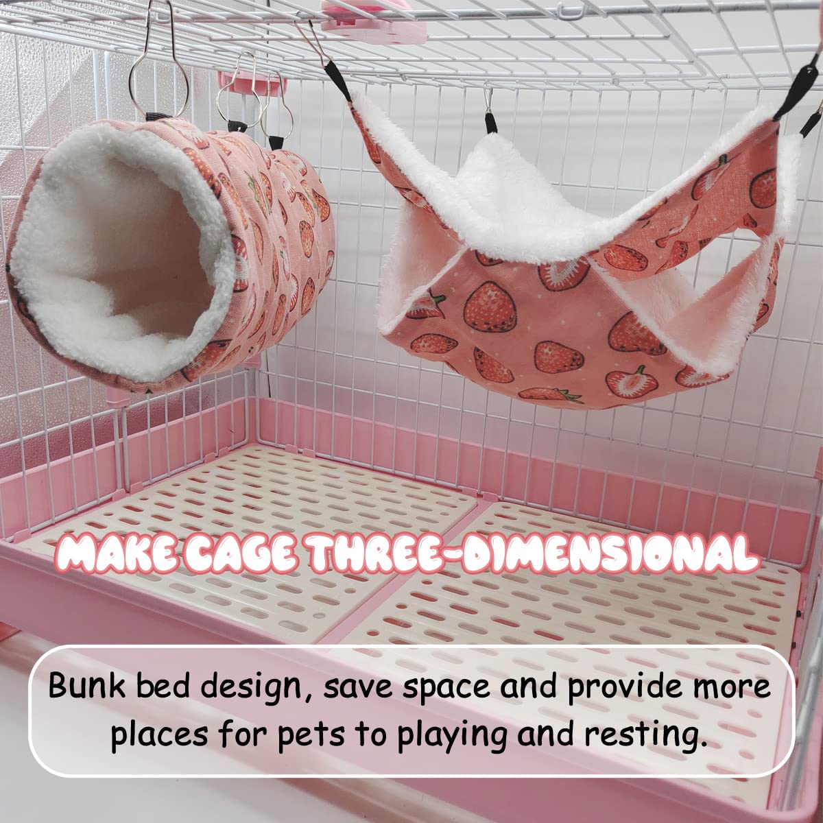 LYART metal hooks enable easy attachment to any standard cage.