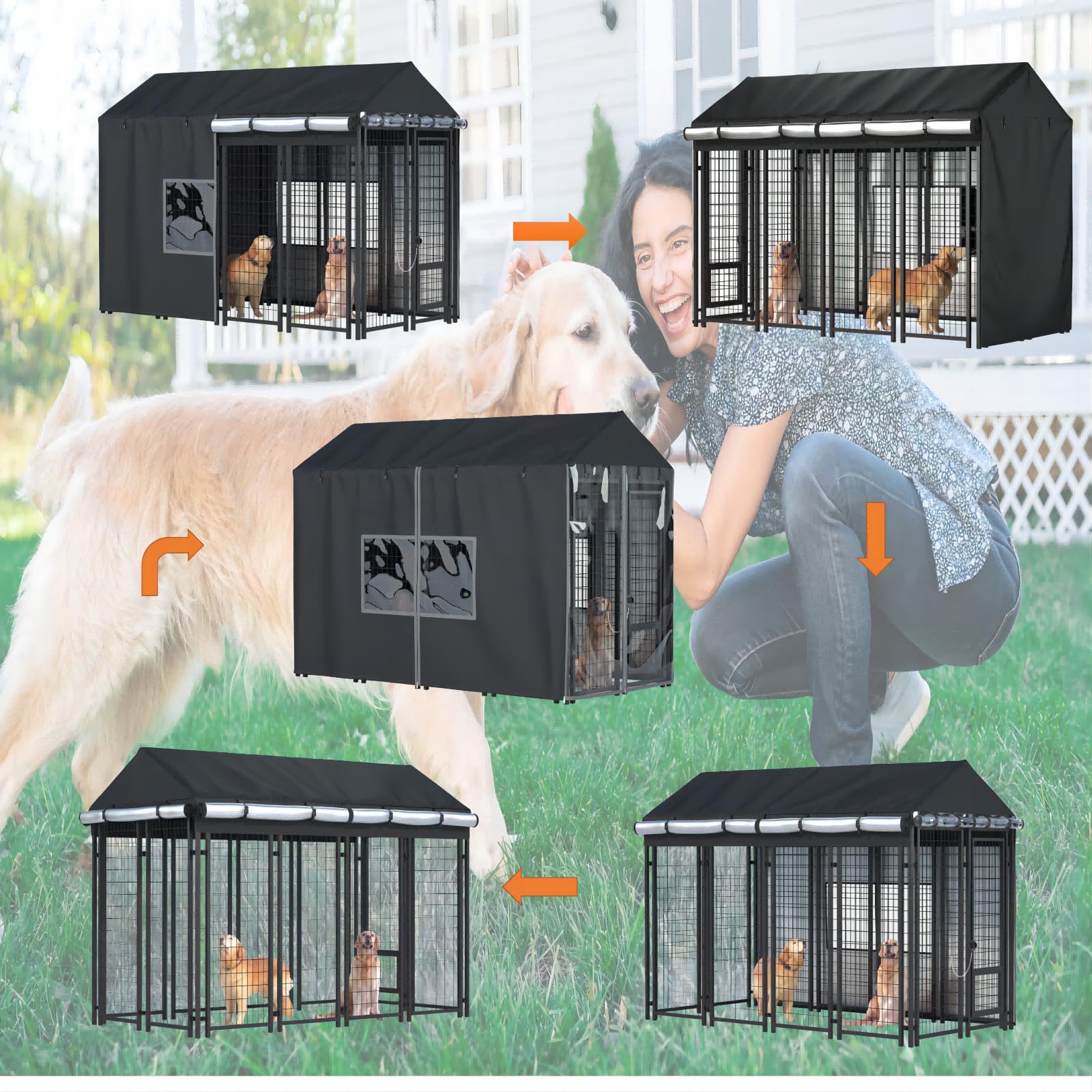LYBOSH easy-installation design with bungee cords ensures a secure setup.