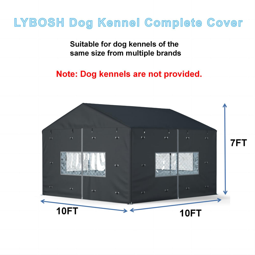 LYBOSH kennel cover waterproof 600D keeps the kennel dry during rain