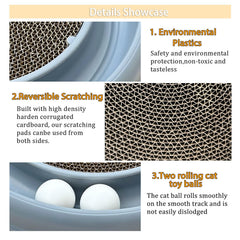 LYCTDD cat ball track refill grey keeps play flowing for longer sessions