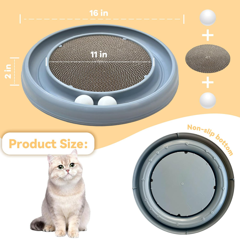 LYCTDD reversible scratching pad grey doubles scratching life and protects furniture