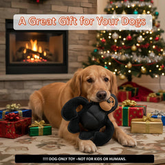 LydaPKS plush dog toy machine washable for easy cleaning after slobbery sessions.