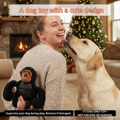 LydaPKS gorilla toy squeaker inside for engaging play and anxiety relief.