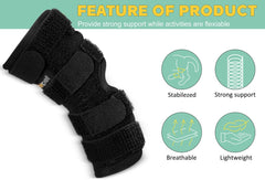 Lyderpet dog ankle brace closeup highlights soft neoprene and Velcro.