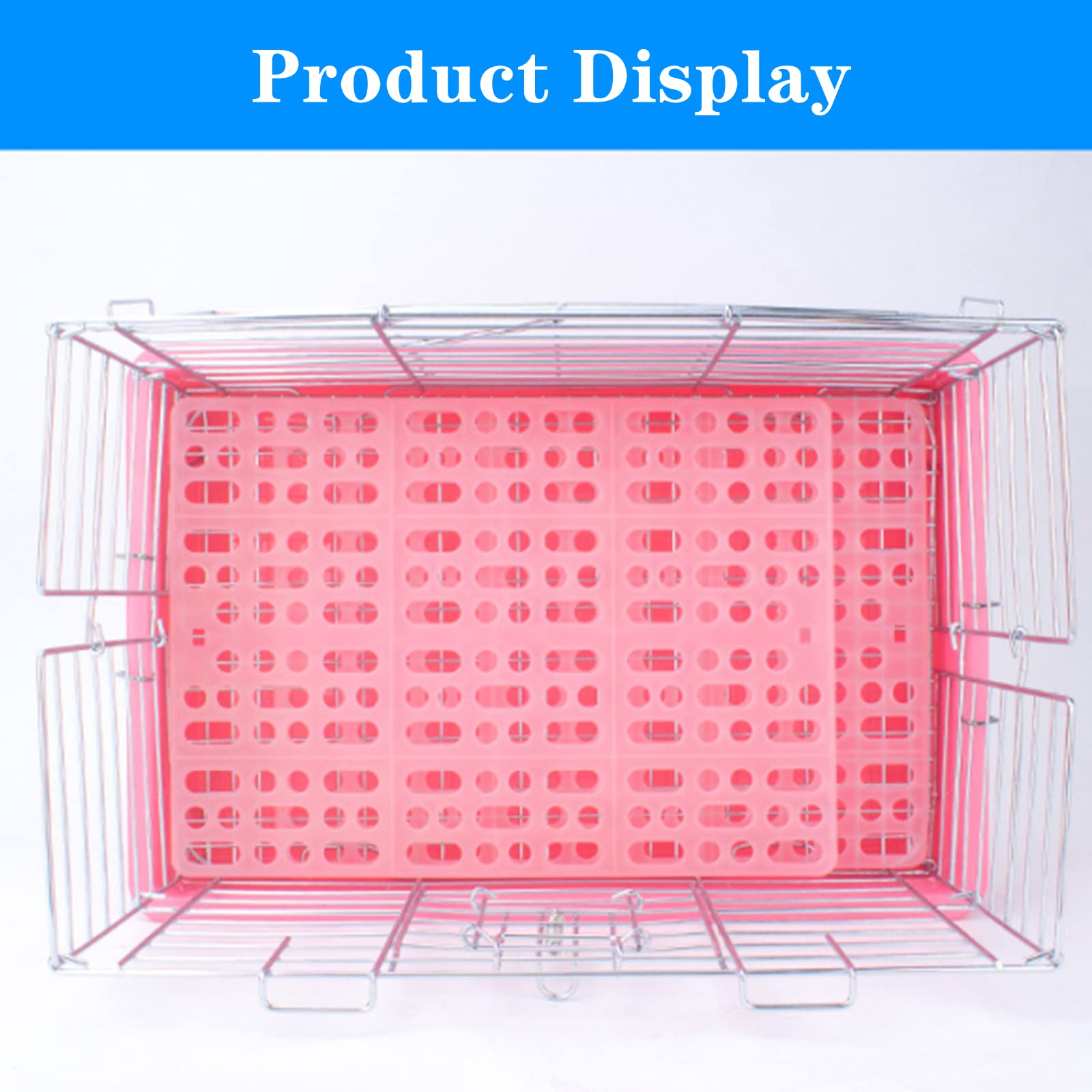 Lyellfe mats can be spliced to fit your cage size or mix colors.