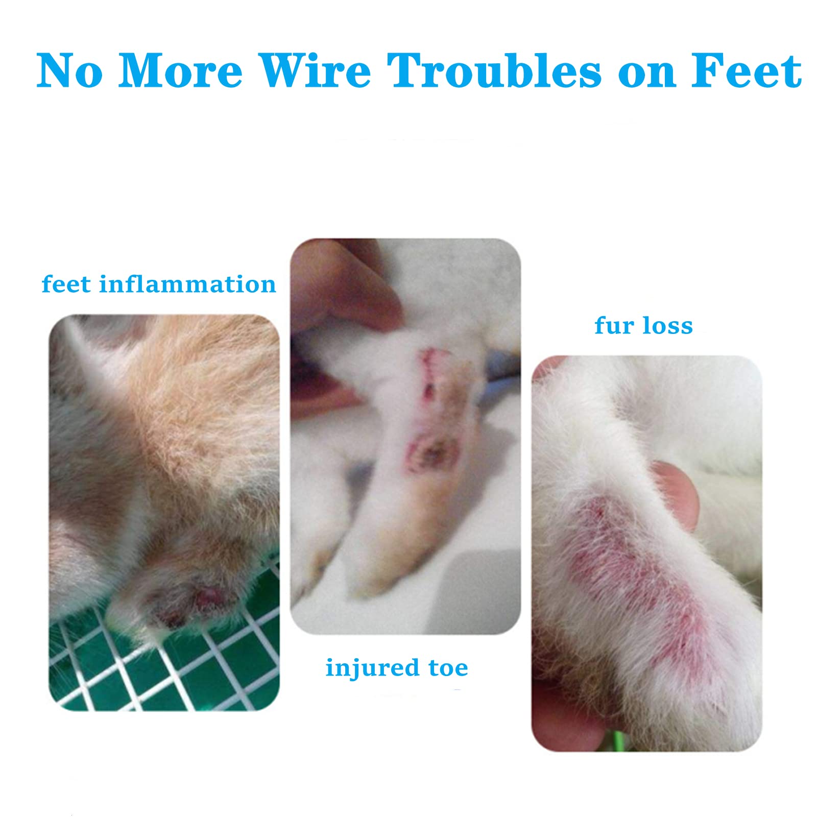 Lyellfe mats are suitable for rabbits, guinea pigs, chinchillas, cats, and dogs.