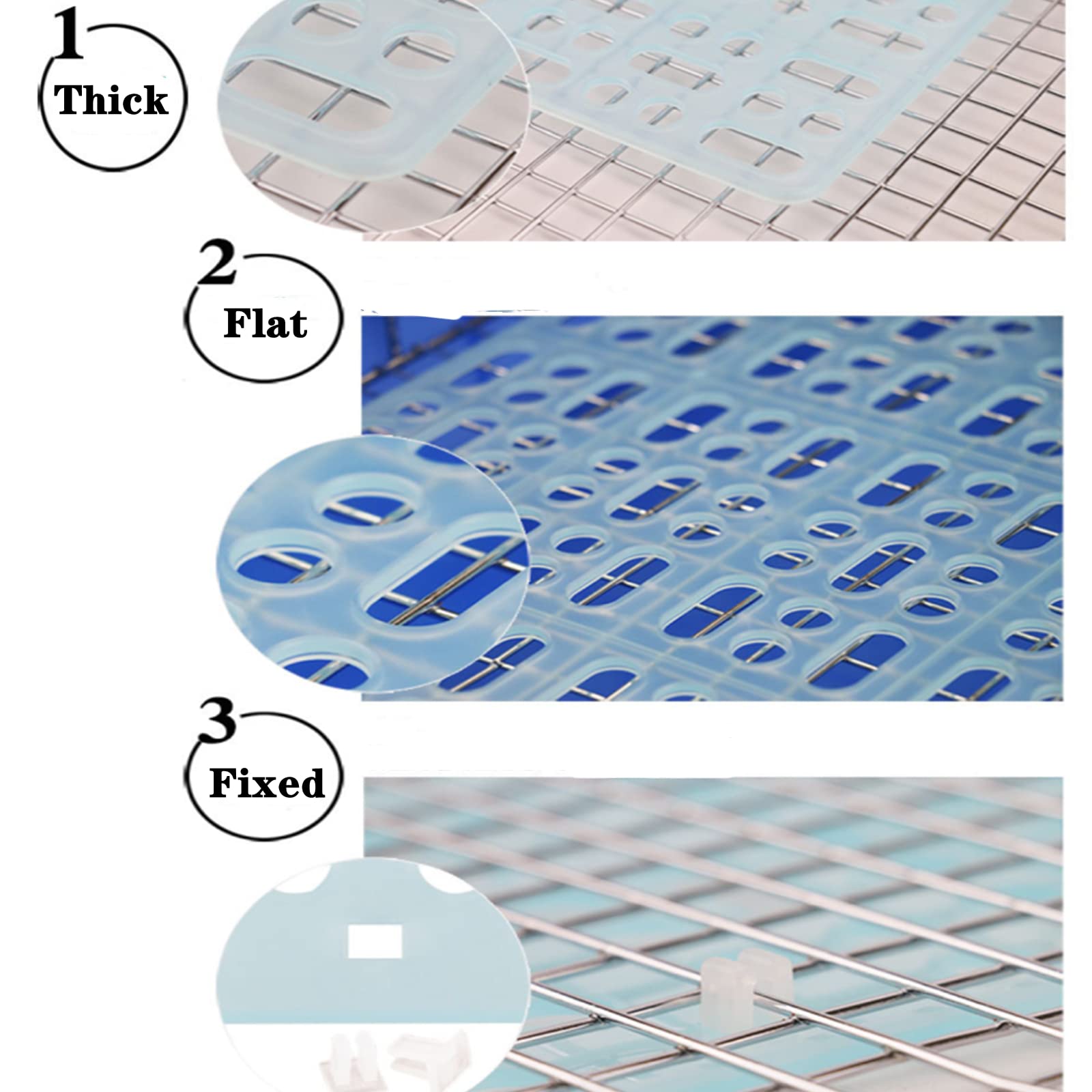 Lyellfe plastic mat close-up shows durable design for long-lasting use.
