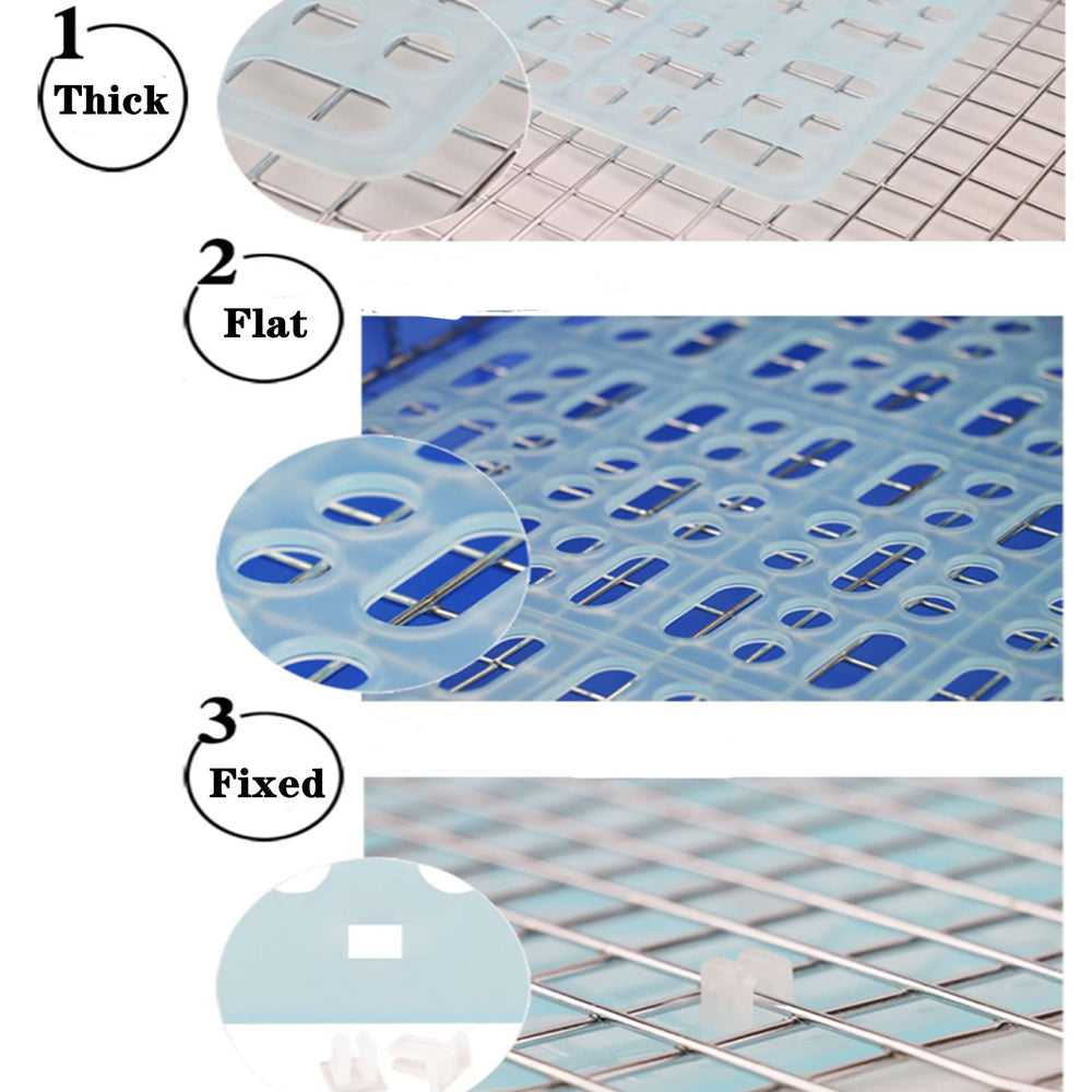 Lyellfe plastic mat close-up shows durable design for long-lasting use.