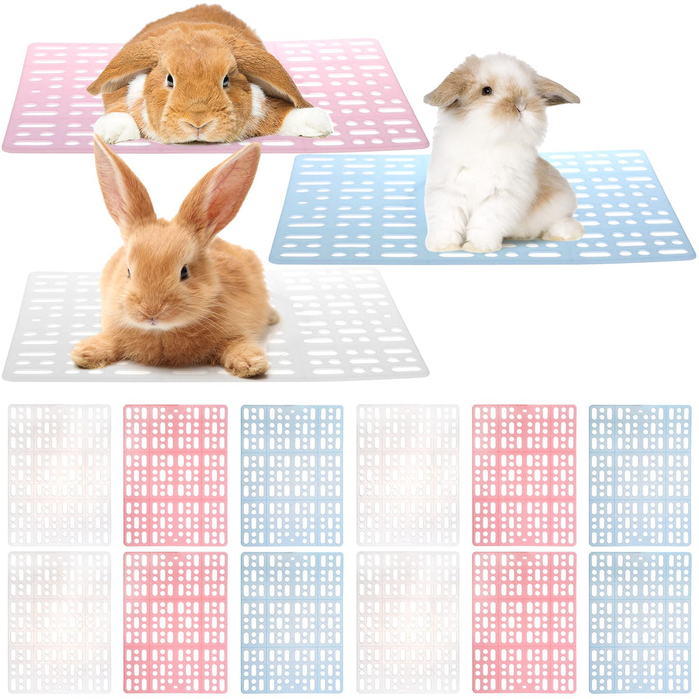 Lyellfe rabbit cage mat assembly view with snap joints showing secure attachment.