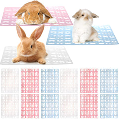 Lyellfe rabbit cage mat assembly view with snap joints showing secure attachment.