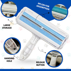 LyfNeeds reusable roller for rugs and bedding traps fur efficiently.