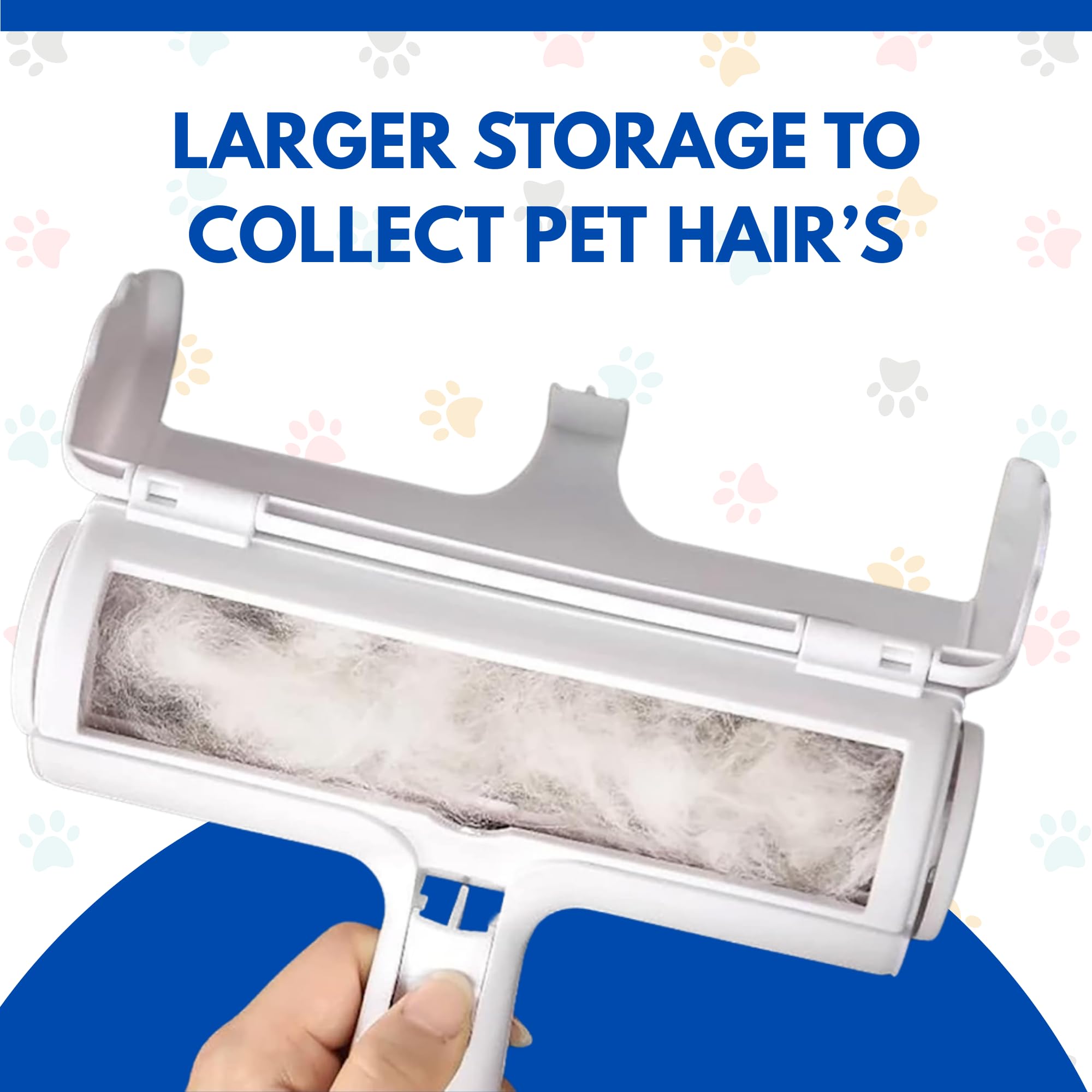 LyfNeeds reusable roller with built-in compartment simplifies mess-free emptying.
