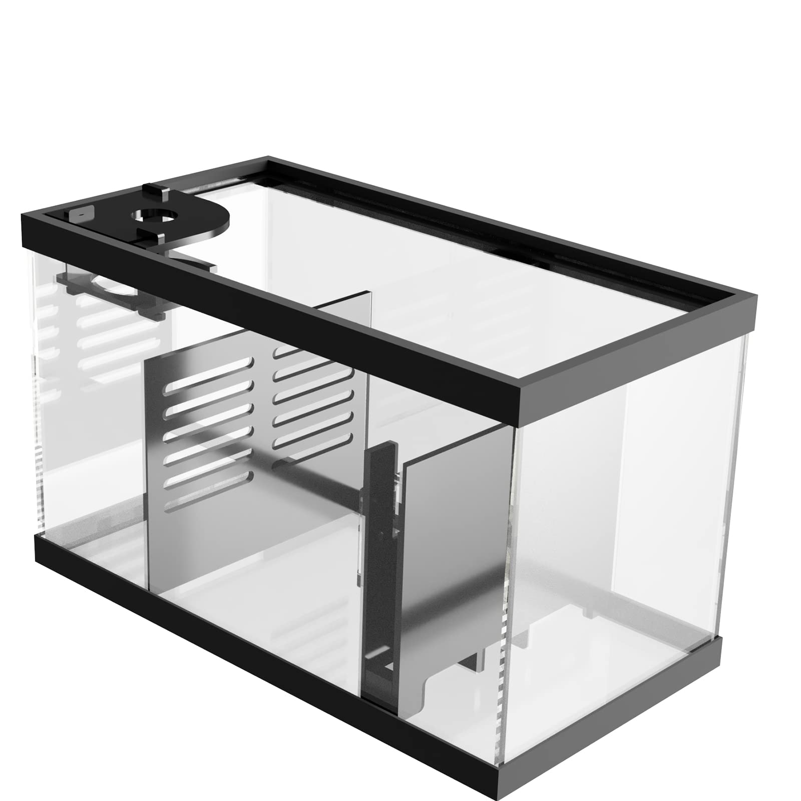 LYL LEYOULAND 10-gallon tank water level setup for skimmer compatibility.