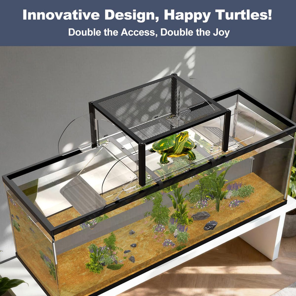 lyl-leyouland acrylic turtle platform delivers clear light transmission for healthy warmth and visibility