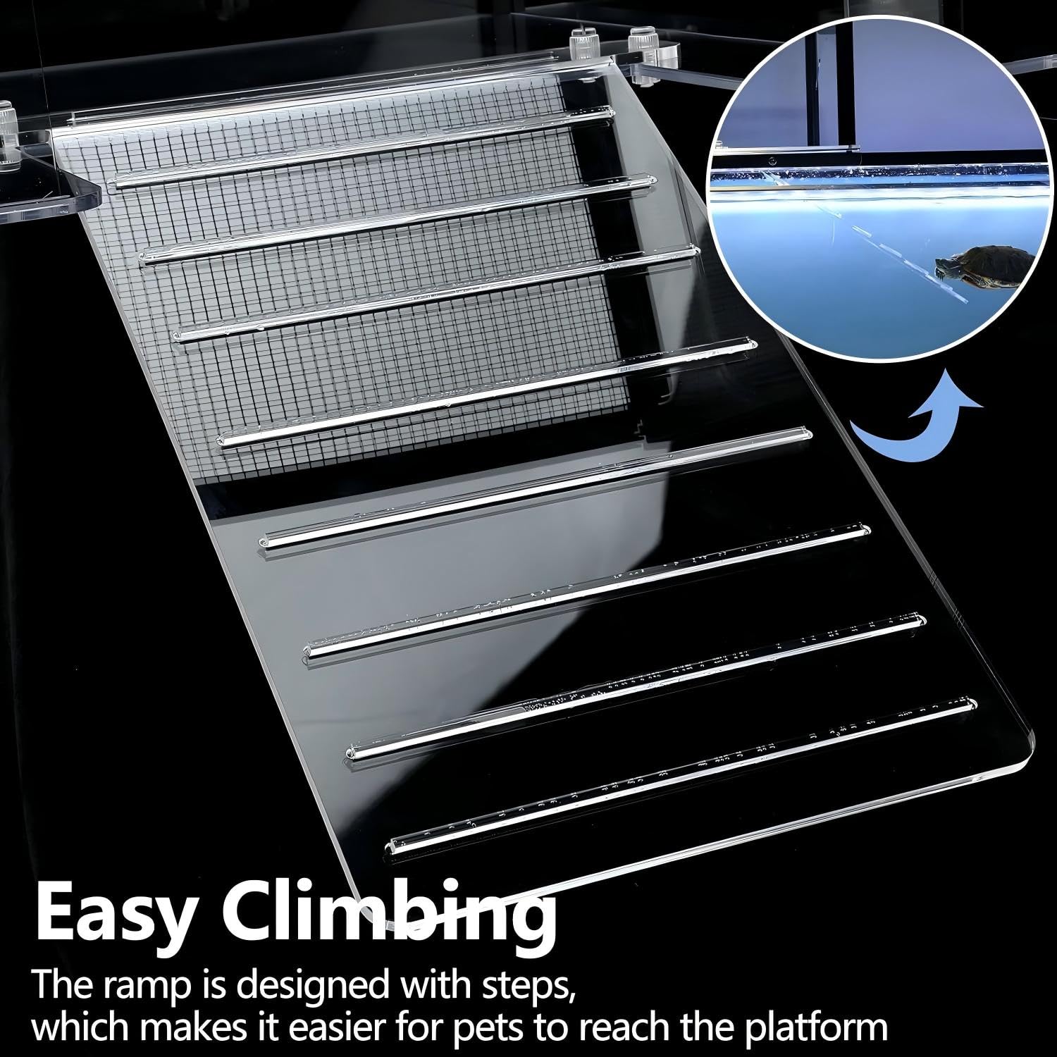 lyl-leyouland anti escape guardrails on turtle dock improve security without limiting movement