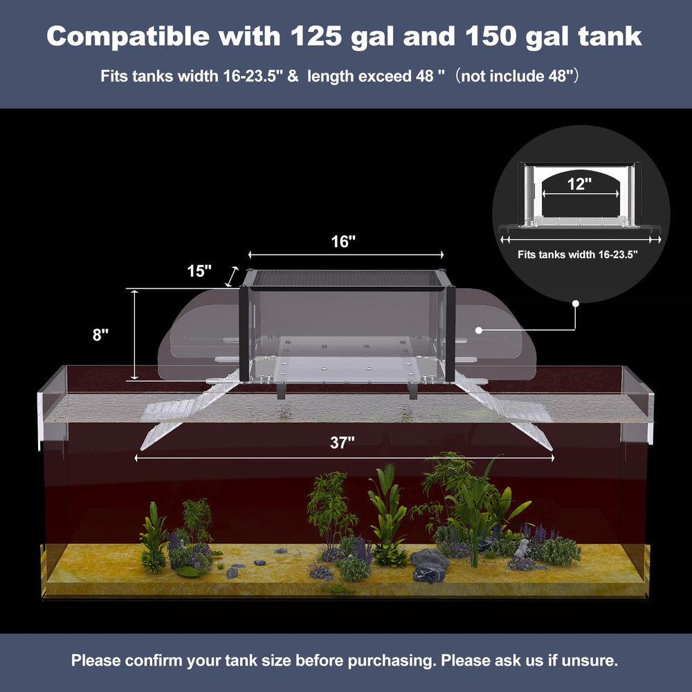 lyl-leyouland dual side ramps for turtle access support stress free climbing and basking