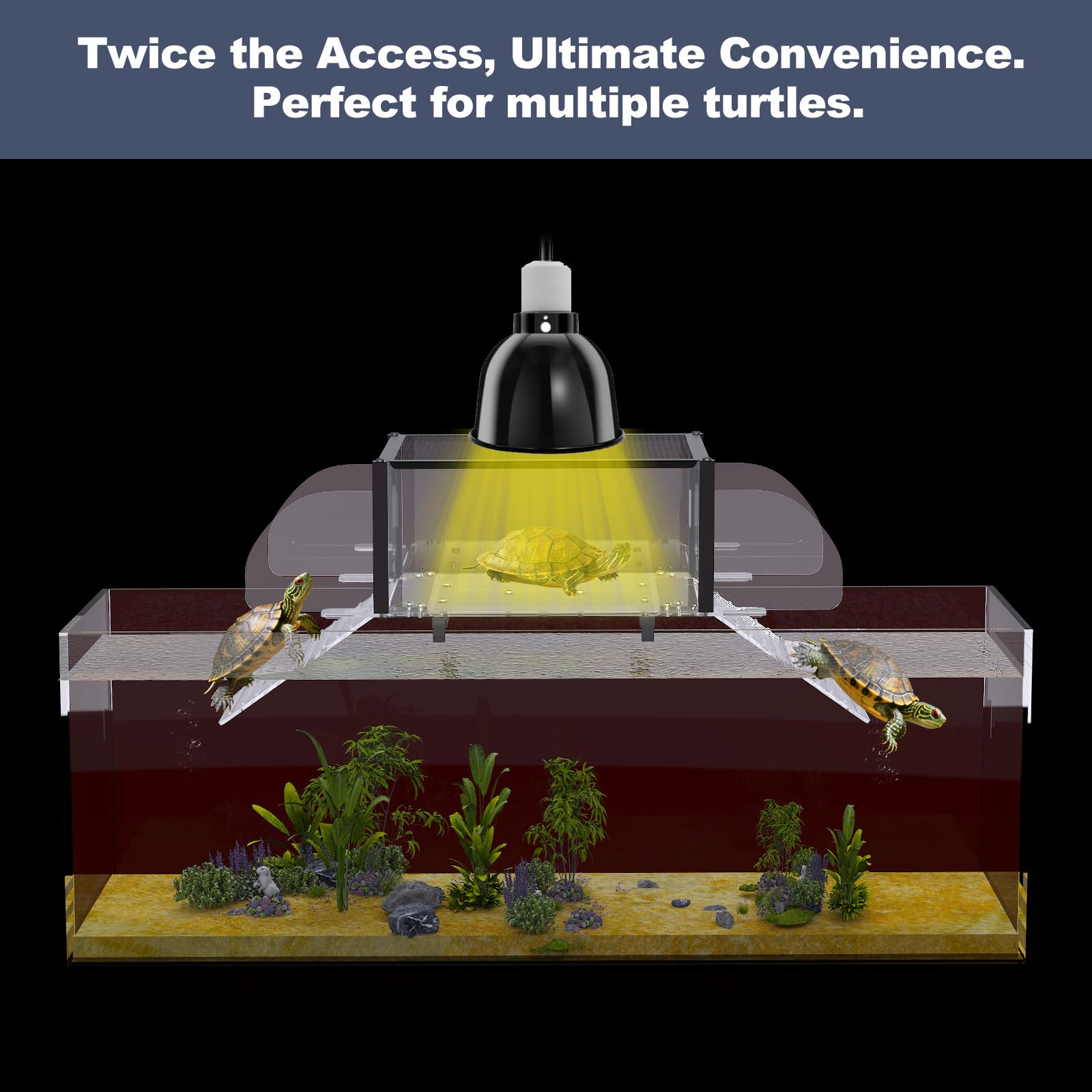 lyl-leyouland gift ready turtle platform suits red eared sliders and painted turtles