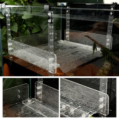 LYL LEYOULAND adjustable-size platform demonstrates width and height range for 40G breeder and 75G