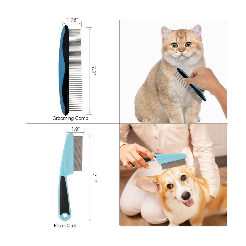 LYONGSMENT double-sided carpet brush on fabric surfaces for hair removal