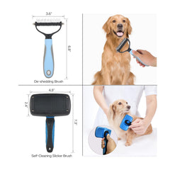 LYONGSMENT flea comb grooming close-up showing flea removal