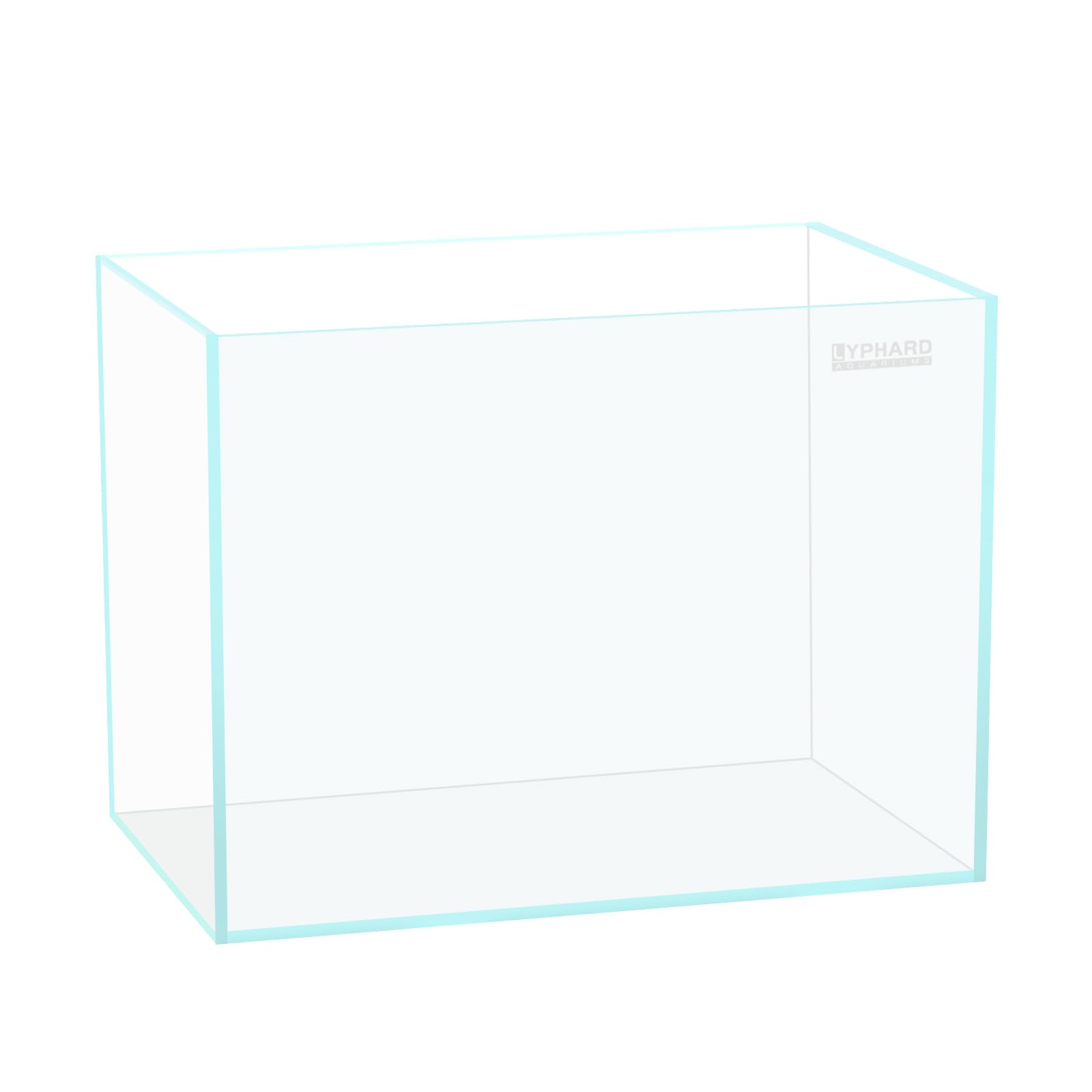 LYPHARD AQUARIUMS 2.5-gallon rimless front view for a wide, immersive display
