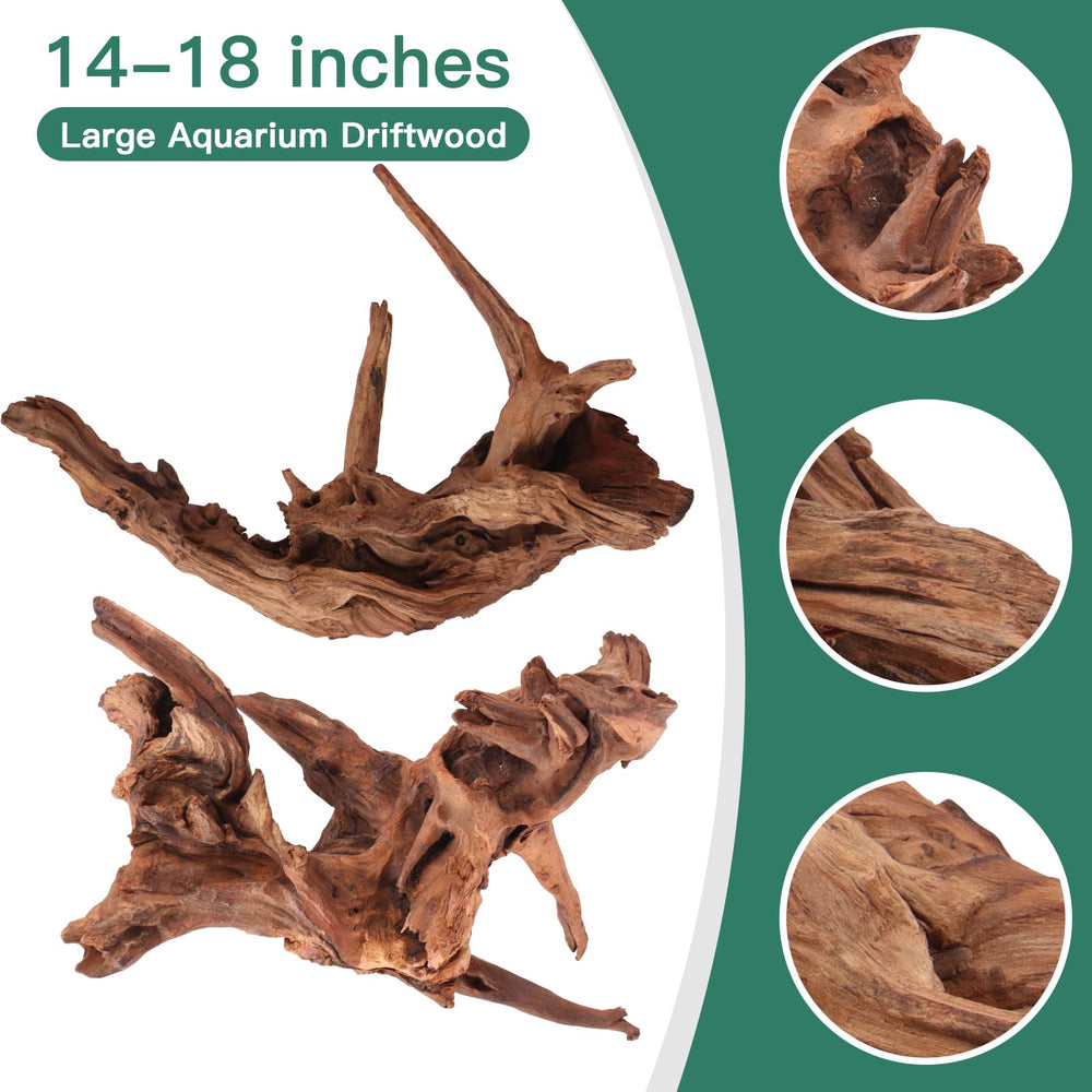 LYPHARD AQUARIUMS driftwood branch twists add dramatic focal point for freshwater tanks