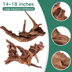 LYPHARD AQUARIUMS driftwood branch twists add dramatic focal point for freshwater tanks