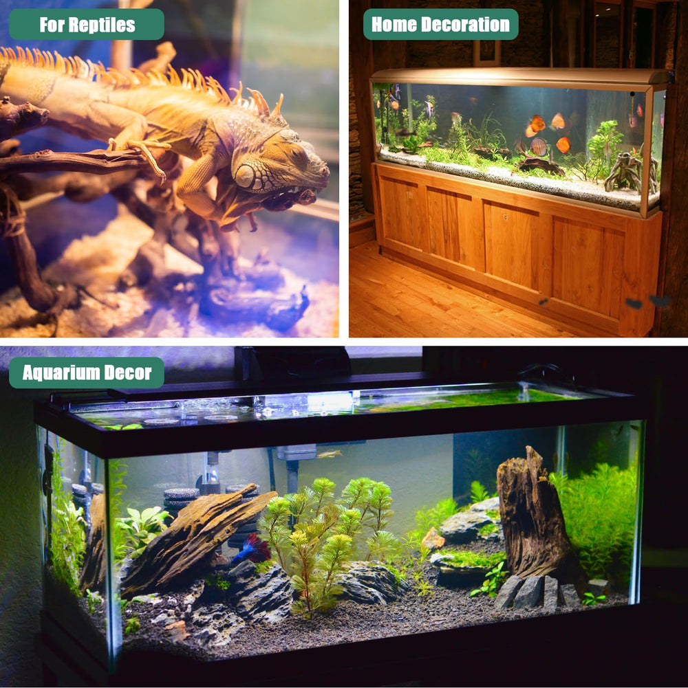 LYPHARD AQUARIUMS driftwood decorative piece sinks easily for direct aquarium setup