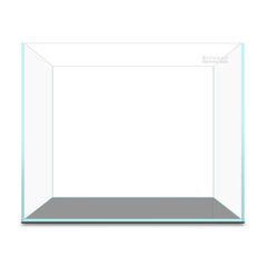 LYPHARD AQUARIUMS rimless design angled shot emphasizes wide viewing