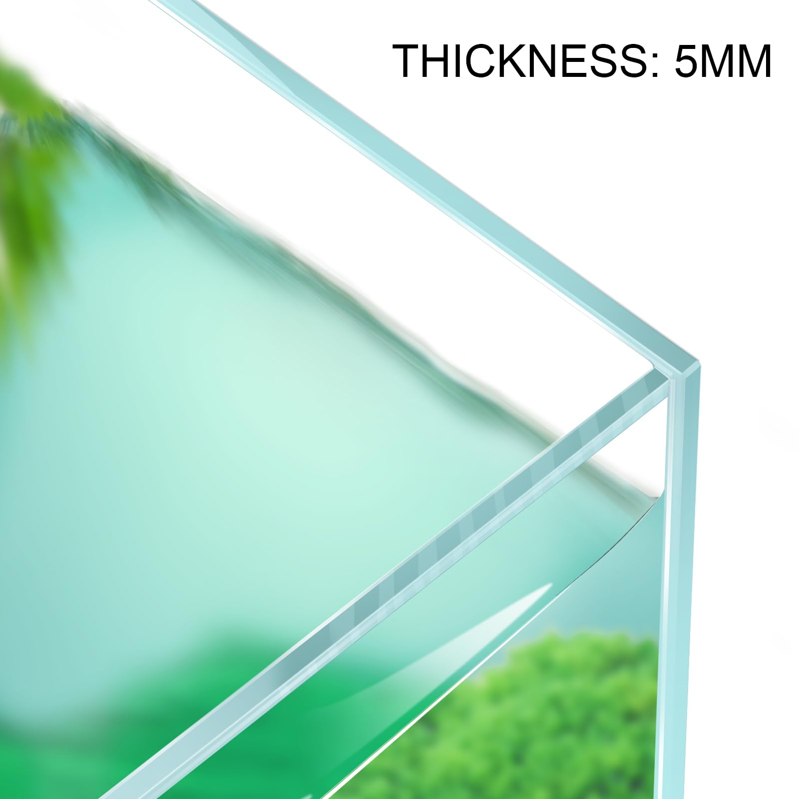 LYPHARD AQUARIUMS strong seam technology ensures a sturdy, leak-resistant tank